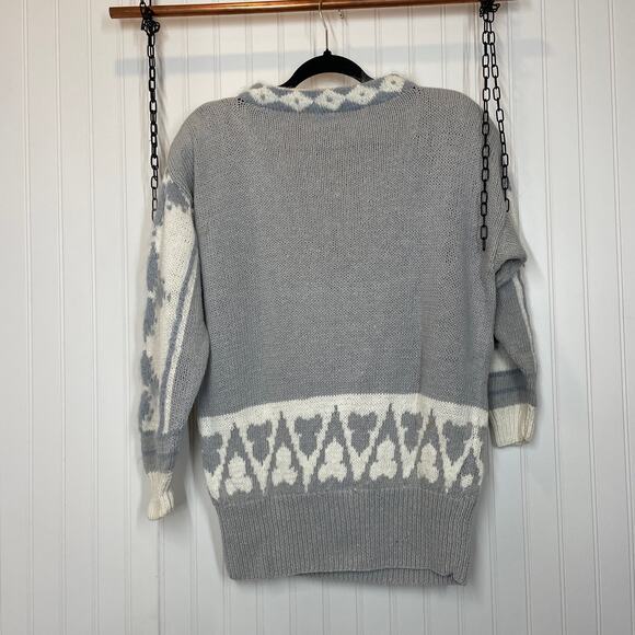 Vintage Jennifer Reed Women’s Ramie Cotton Wool Sweater 3/4 Sleeve Size L - Picture 2 of 7